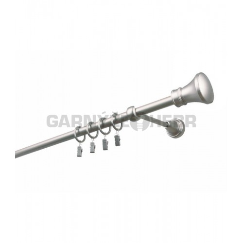 Garnýž kovová 170 cm jednořadá 19 Koloseo satina