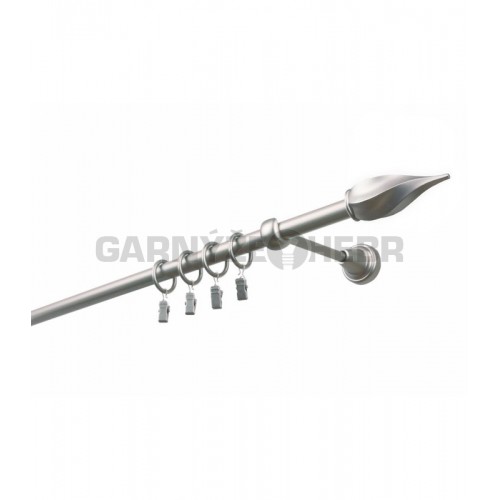 Garnýž kovová 210 cm jednořadá 19 Twister satina
