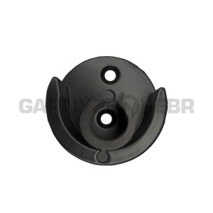 Boční úchyt pro tyč 19mm - černá