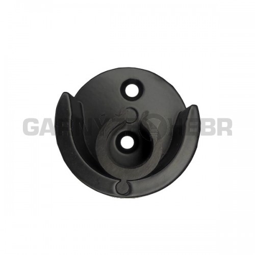 Boční úchyt pro tyč 19mm - černá