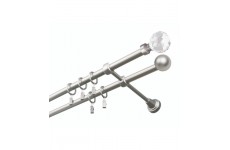 Koule crystal 19mm satina