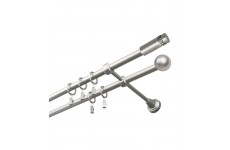 Cylinder crystal 19mm satina