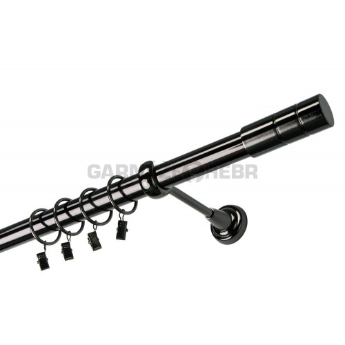 Garnýž kovová 150 cm jednořadá 25 Cylinder onyx