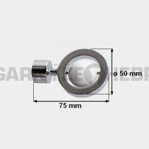Garnýž kovová 100 cm jednořadá 19 Jupiter bílá