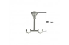 Garnýže do stropu 16mm Chrom mat