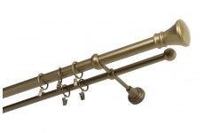 Žezlo 25/16mm zlatá