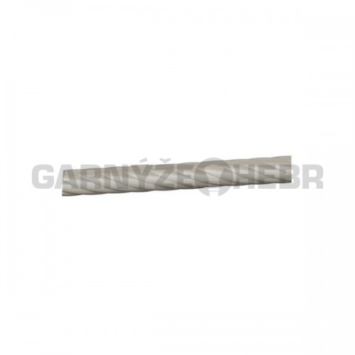 Vzorek tyče 16mm kroucená - chrom mat