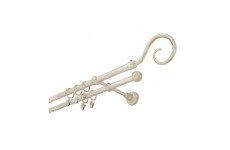 Hák 16mm bílo-zlatá