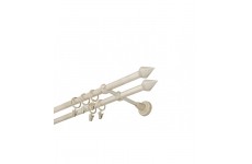 Hrot 16mm double bílo-zlatá