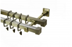 Klasik 20x20mm starozlatá