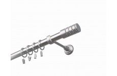 Cylinder crystal 25mm Satina