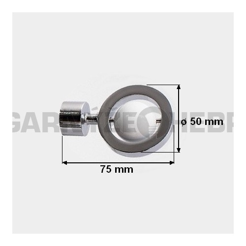 Koncovka pro tyč 19mm Jupiter - bílá