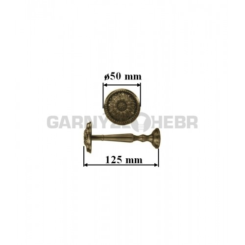 Uchycení závěsů Rozeta - starozlatá