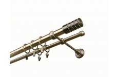 Cylinder crystal 25/16mm Mosaz