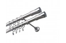 Kovové garnýže 25/25mm Satina