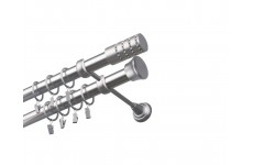 Cylinder crystal 25/25mm Satina