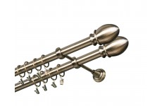 Garnýže dvouřadé 25/25mm Mosaz