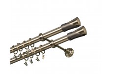 Duncan double 25/25mm Mosaz