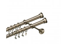 Fulda double 25/25mm Mosaz