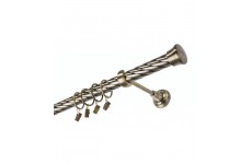 Fulda 25mm kroucené Mosaz