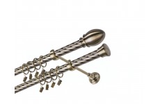 Belluno 25/25mm kroucené Mosaz