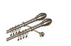 Belluno double 25/25mm kroucené Mosaz