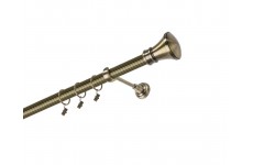 Žezlo 25mm rýhované Mosaz